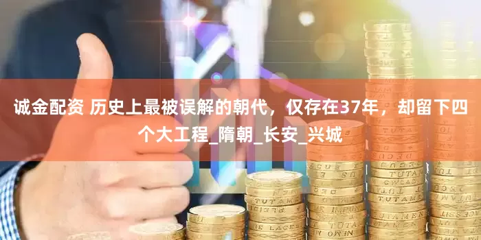 诚金配资 历史上最被误解的朝代，仅存在37年，却留下四个大工程_隋朝_长安_兴城