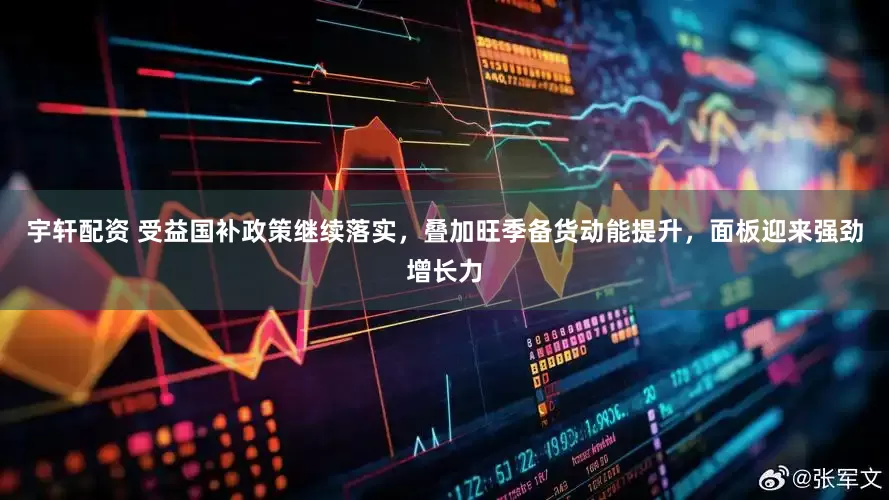 宇轩配资 受益国补政策继续落实，叠加旺季备货动能提升，面板迎来强劲增长力